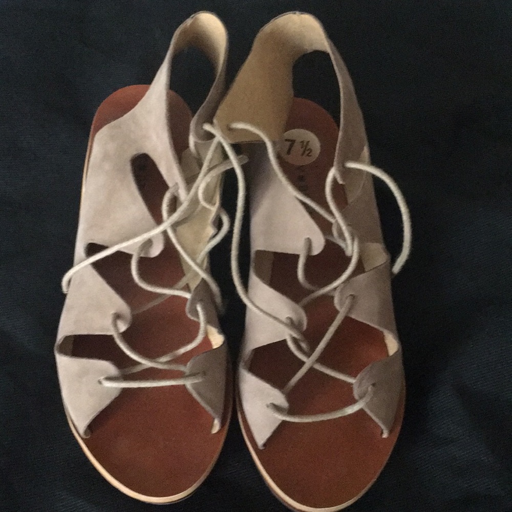 Lucky Brand lace up sandals